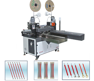RQ-009全自動(dòng)排線(xiàn)端子機(jī)，4并線(xiàn)高效率產(chǎn)出